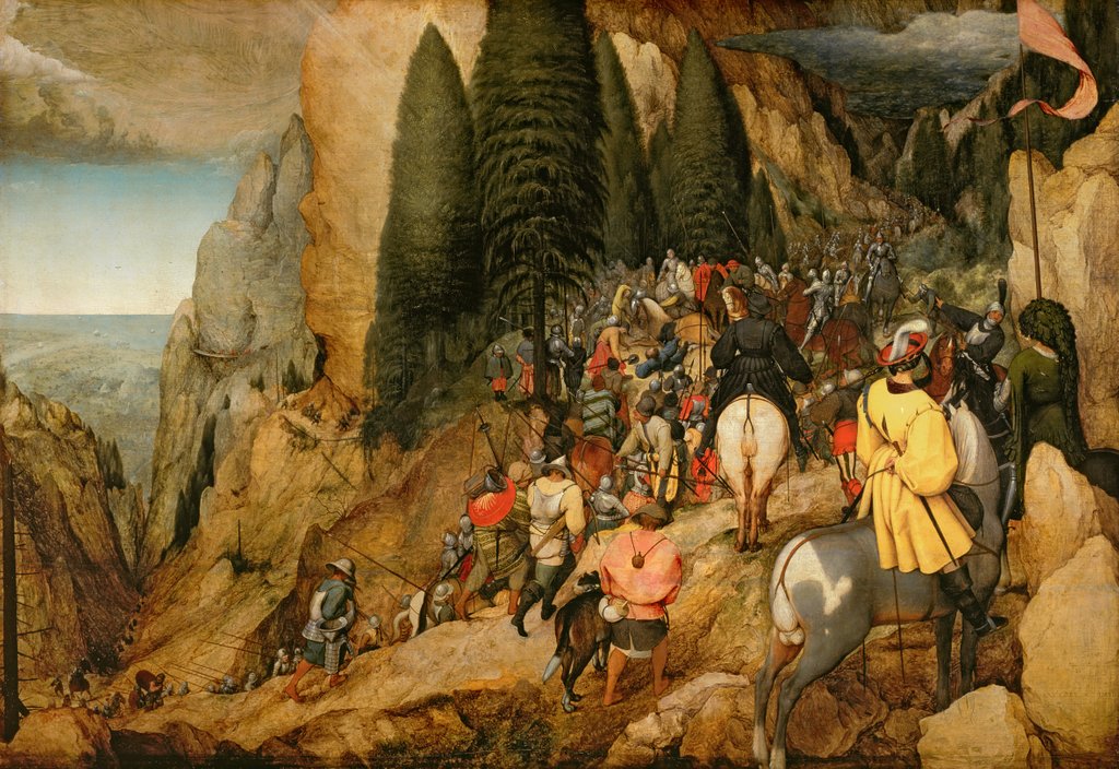 Detail of Conversion of St. Paul, 1567 by Pieter the Elder Bruegel