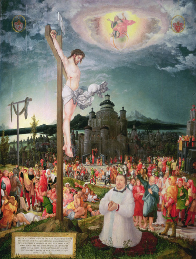 Detail of Allegory of Redemption by Wolf Huber