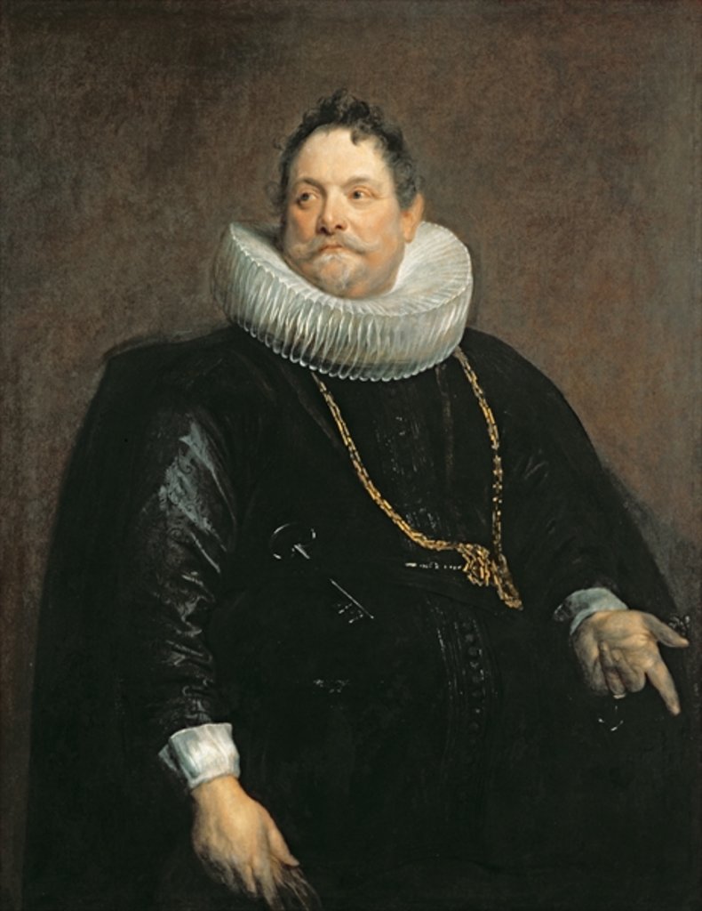 Detail of Jan van Monfort by Anthony van Dyck