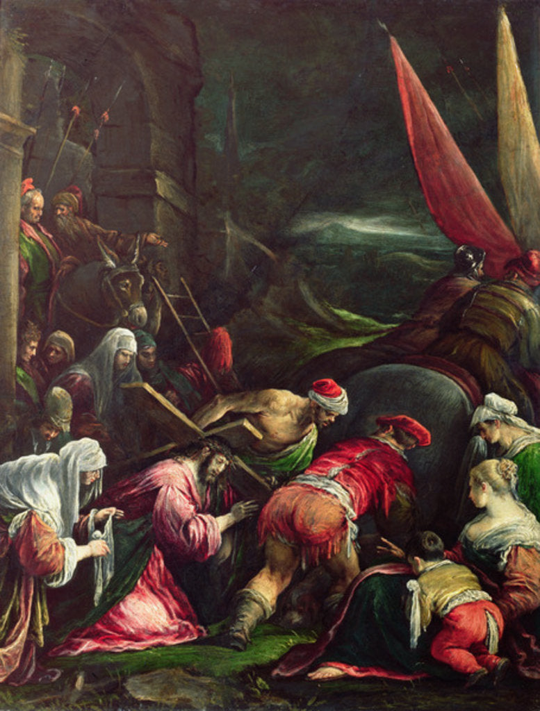 Detail of Carrying the Cross, 1592 by Gerolamo Bassano