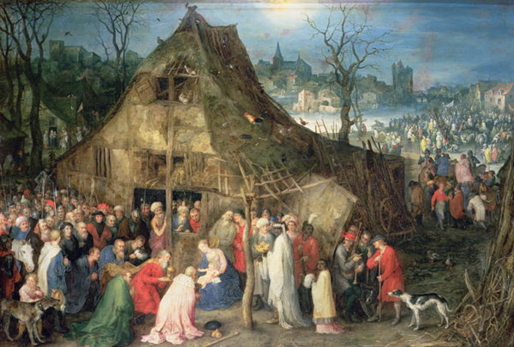 Detail of Adoration of the Magi, 1598 by Jan the Elder Brueghel