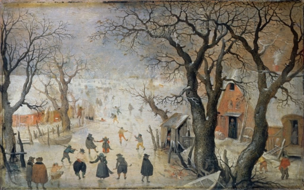 Detail of Winter Scene, c.1610 by Hendrik Avercamp