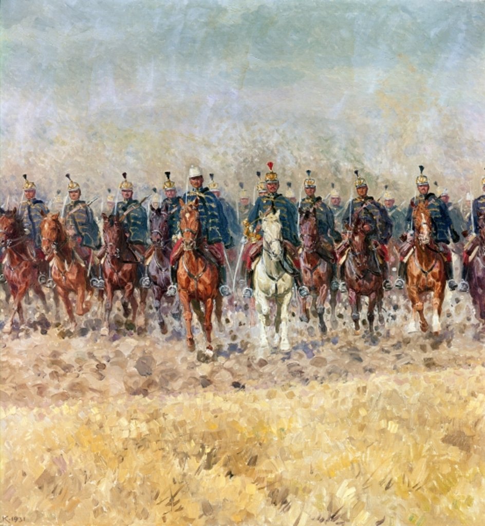 Detail of Swansong of the Hussars, 1931 by Ludwig Koch