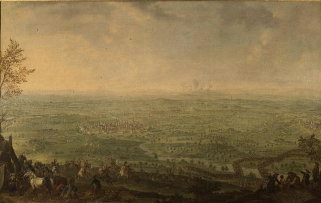 Detail of The Siege of Olmutz by the Prussian Army, 1758 by Franz Paul Findenigg
