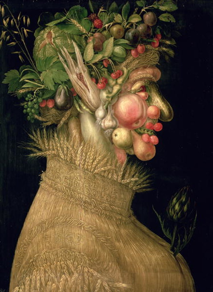 Detail of Summer, 1563, by Giuseppe Arcimboldo