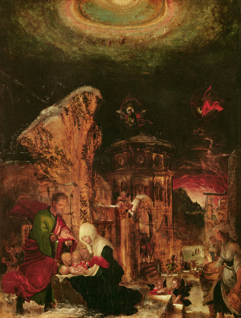 Detail of Birth of Christ, c.1520-25 by Albrecht Altdorfer