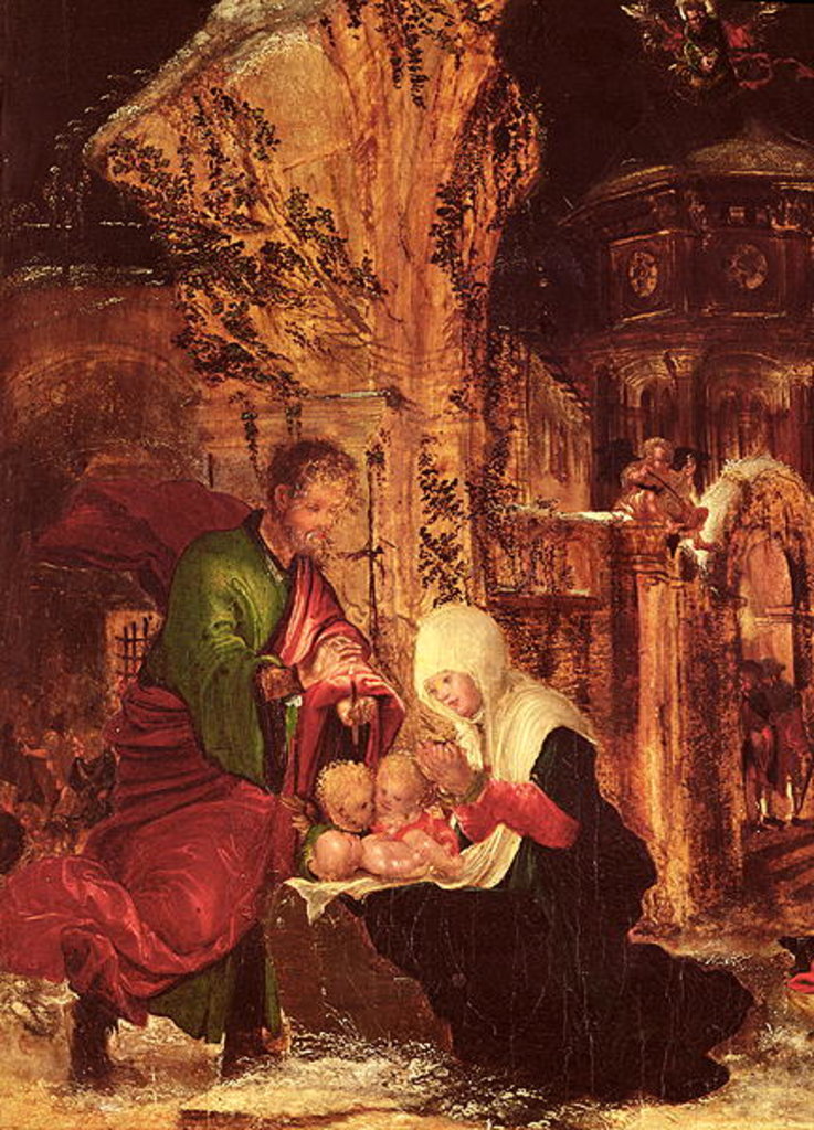 Detail of Birth of Christ, c.1520-25, by Albrecht Altdorfer