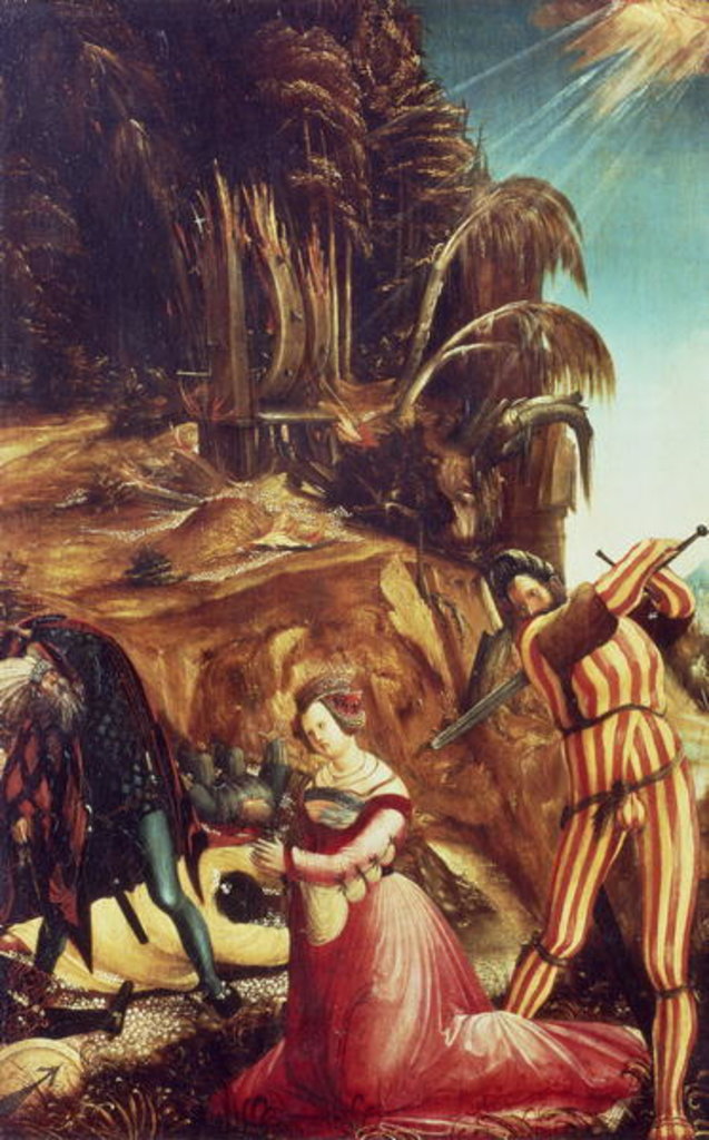 Detail of 00228 Beheading of Saint Catherine, c.1505-10 by Albrecht Altdorfer