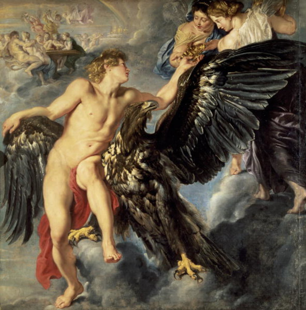 Detail of The Kidnapping of Ganymede, 1636-38 by Peter Paul Rubens