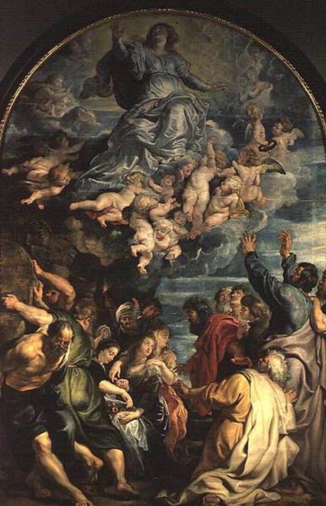 Detail of The Assumption of the Virgin Altarpiece, 1611/14 by Peter Paul Rubens