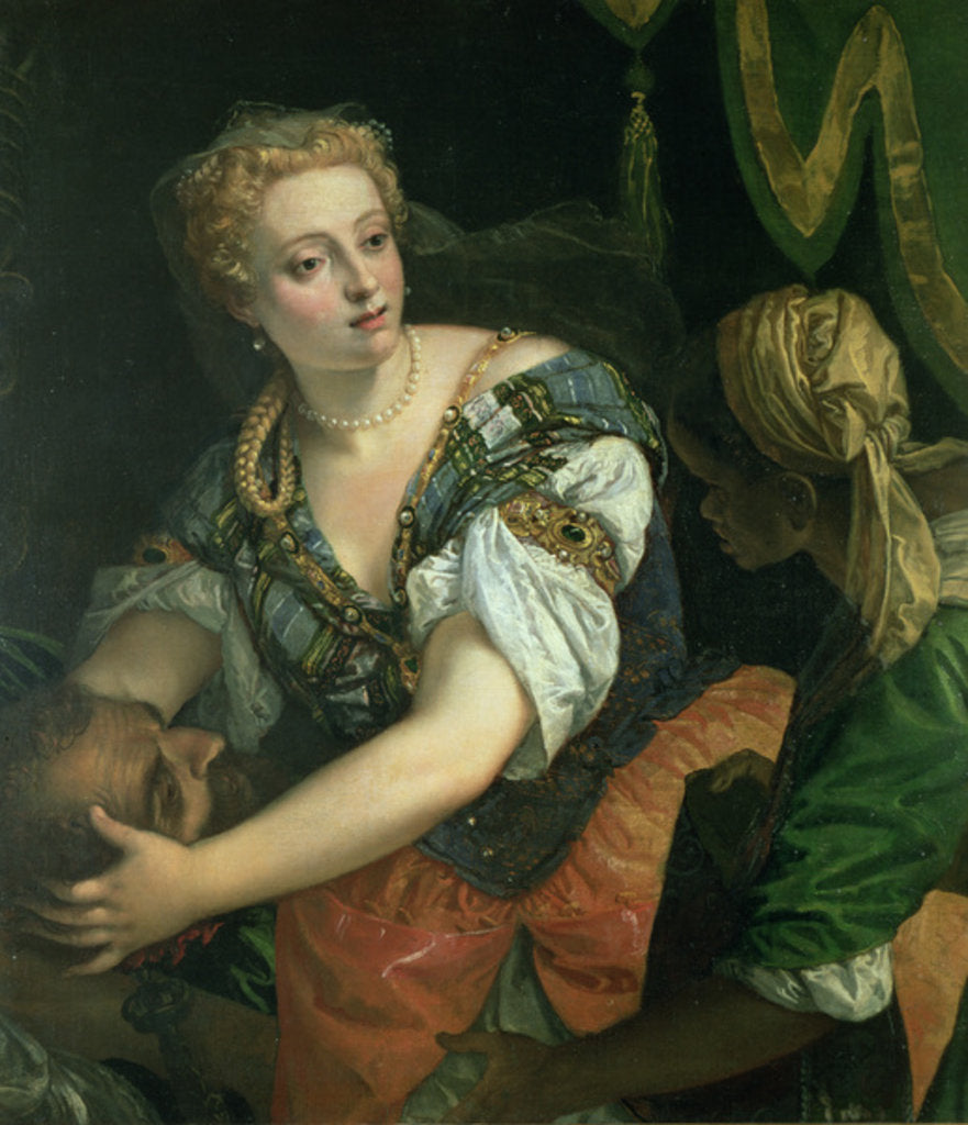 Detail of Judith with the head of Holofernes, 1582 by Veronese