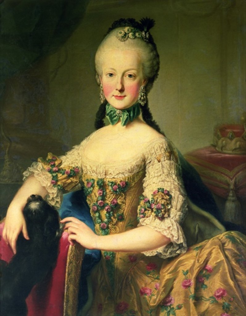 Detail of Archduchess Maria Elisabeth Habsburg-Lothringen by Martin van Mytens or Meytens