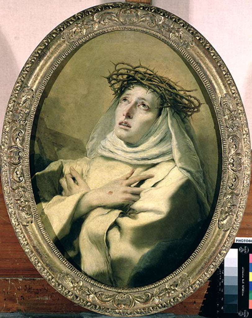 Detail of St. Catherine of Siena, c.1746 by Giovanni Battista Tiepolo