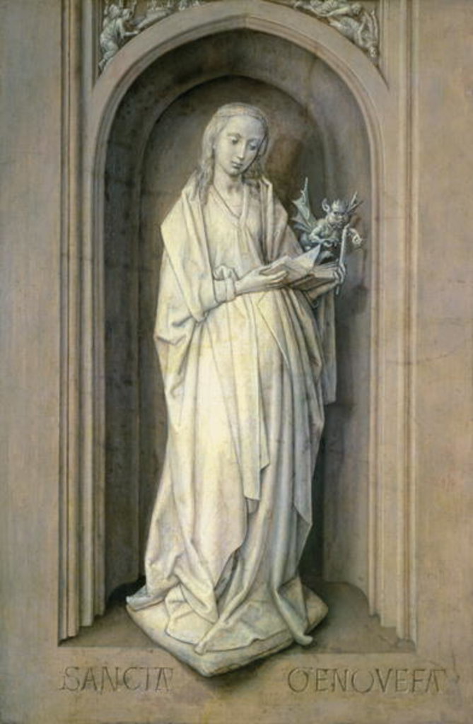 Detail of St. Genevieve, c.1479 by Hugo van der Goes