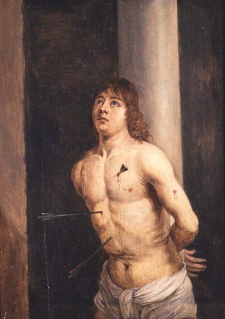 Detail of Saint Sebastian, 1651-56 by David the Younger Teniers
