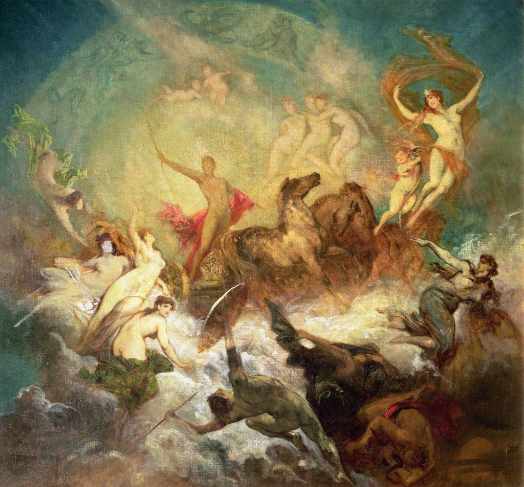 Detail of Victory of Light over Darkness, 1883-84 by Hans Makart