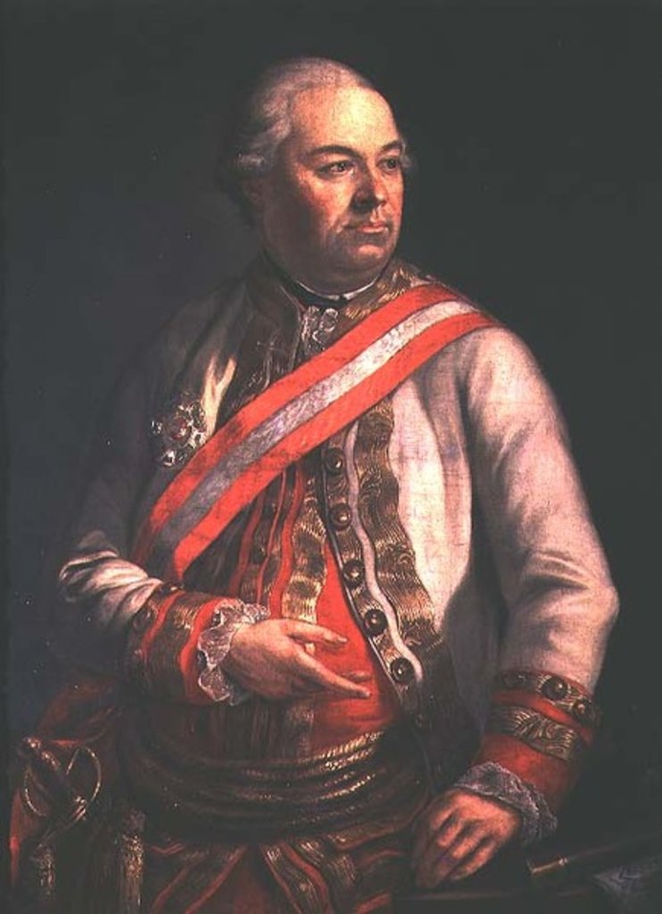 Detail of Count Andreas Hadik von Futak, Commander of the Austrian Army in the campaign against Turkey in 1789 by Austrian School