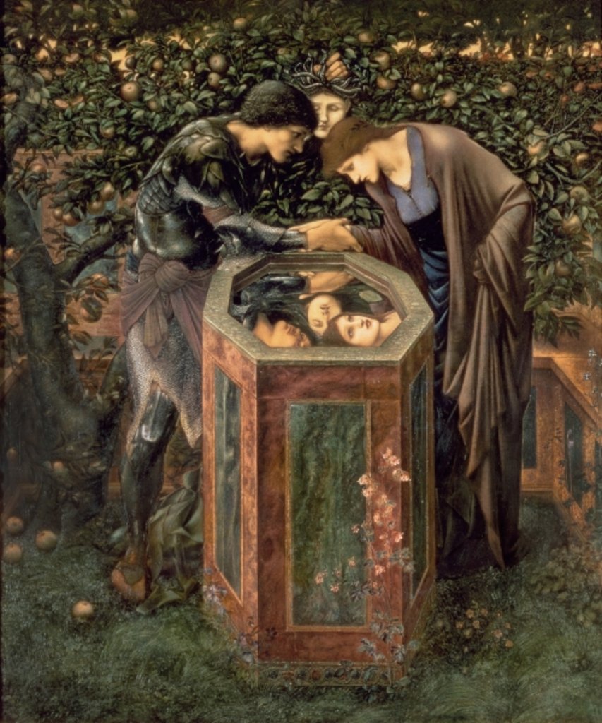 Detail of The Baleful Head, 1887 by Edward Coley Burne-Jones
