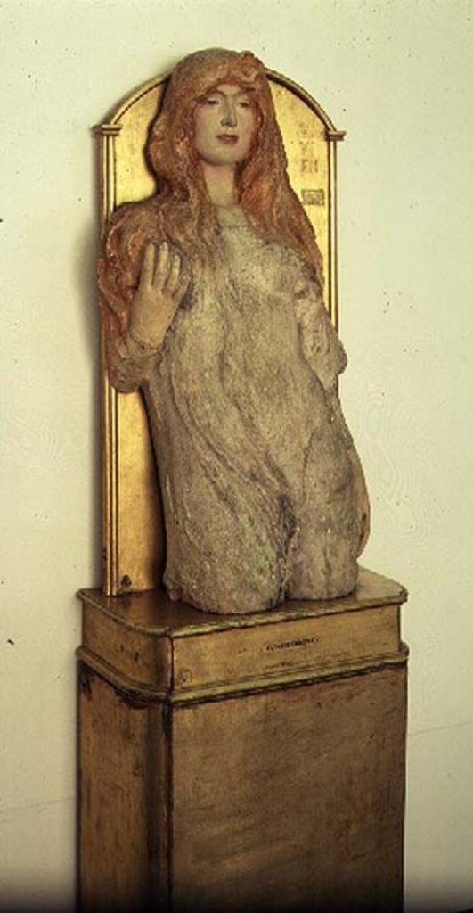 Detail of Vivien from Tennyson's 'Idylls of the King', 1896 by Fernand Khnopff