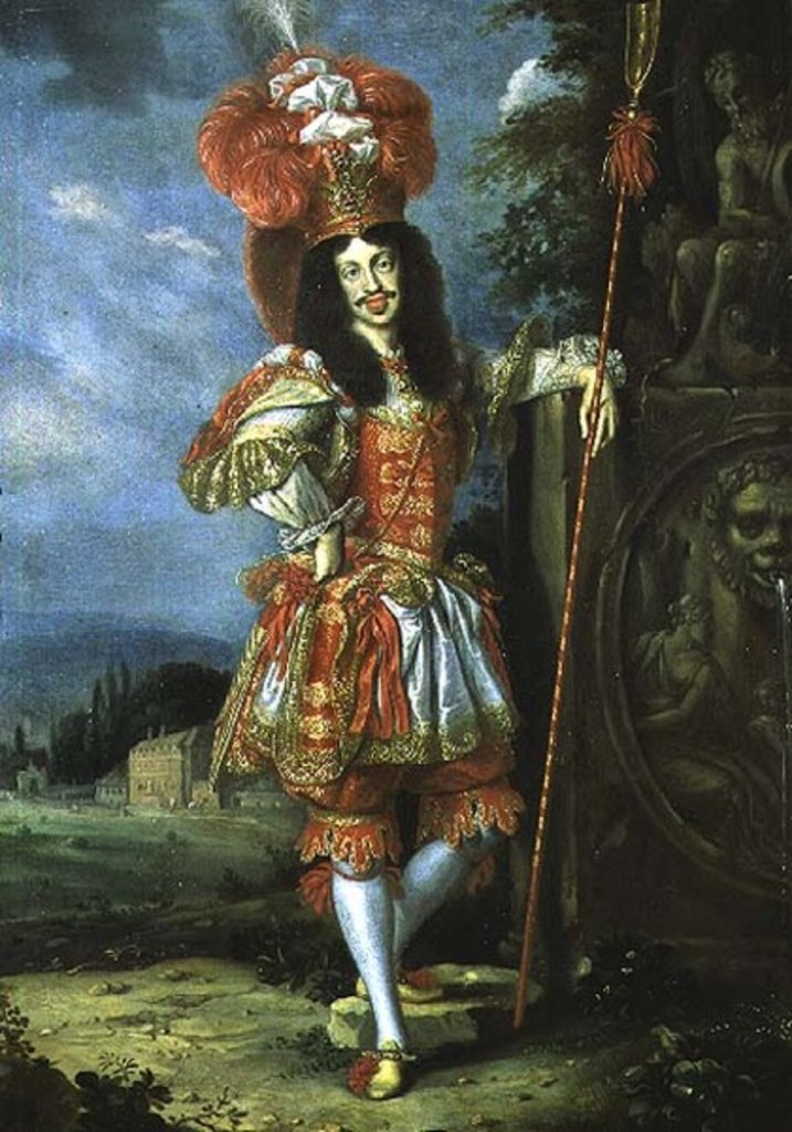 Detail of Leopold I, Holy Roman Emperor, in theatrical costume, dressed as Acis from 'La Galatea', a favola set to music by Antonio Draghi, 1667 by Thomas of Ypres