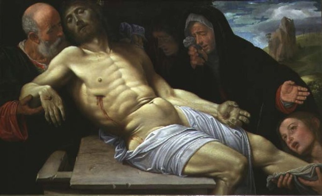 Detail of The Lamentation of Christ, 1510/20 by Giovanni Girolamo Savoldo