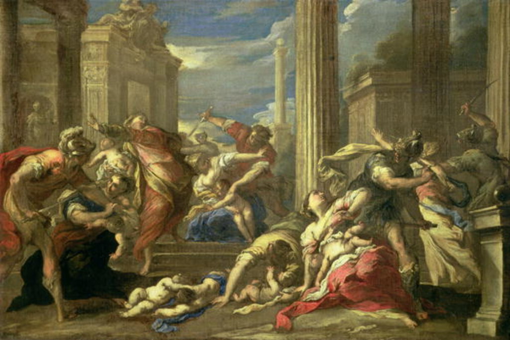 Detail of Massacre of the Innocents by Valerio Castello
