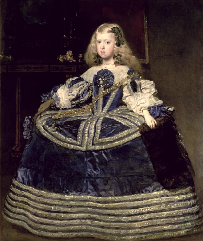 Detail of Infanta Margarita Teresa in a Blue Dress, 1659 by Diego Rodriguez de Silva y Velazquez