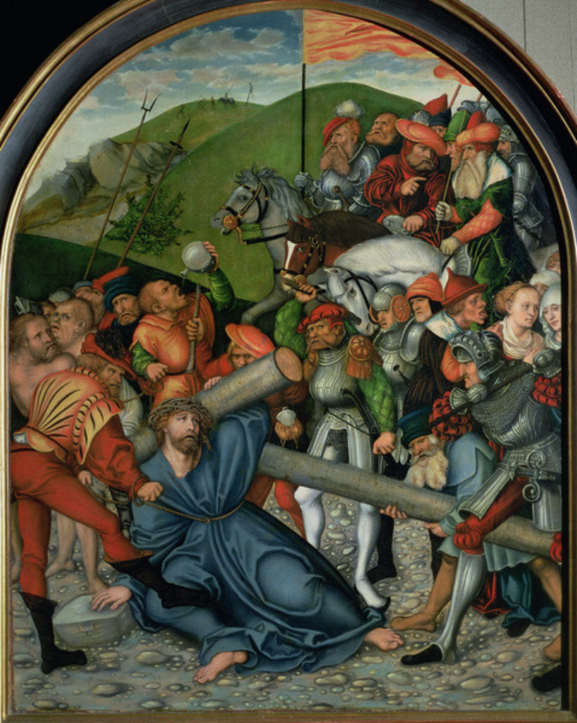 Detail of Christ Carrying the Cross, 1538 by Lucas the Elder Cranach