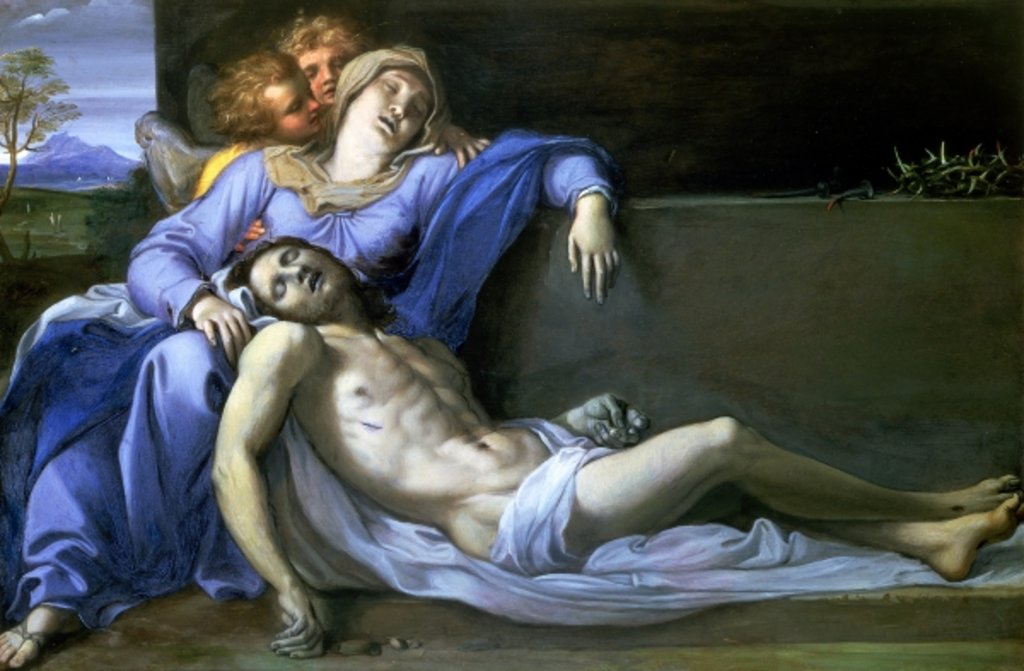 Detail of Pieta, c.1603 by Annibale Carracci