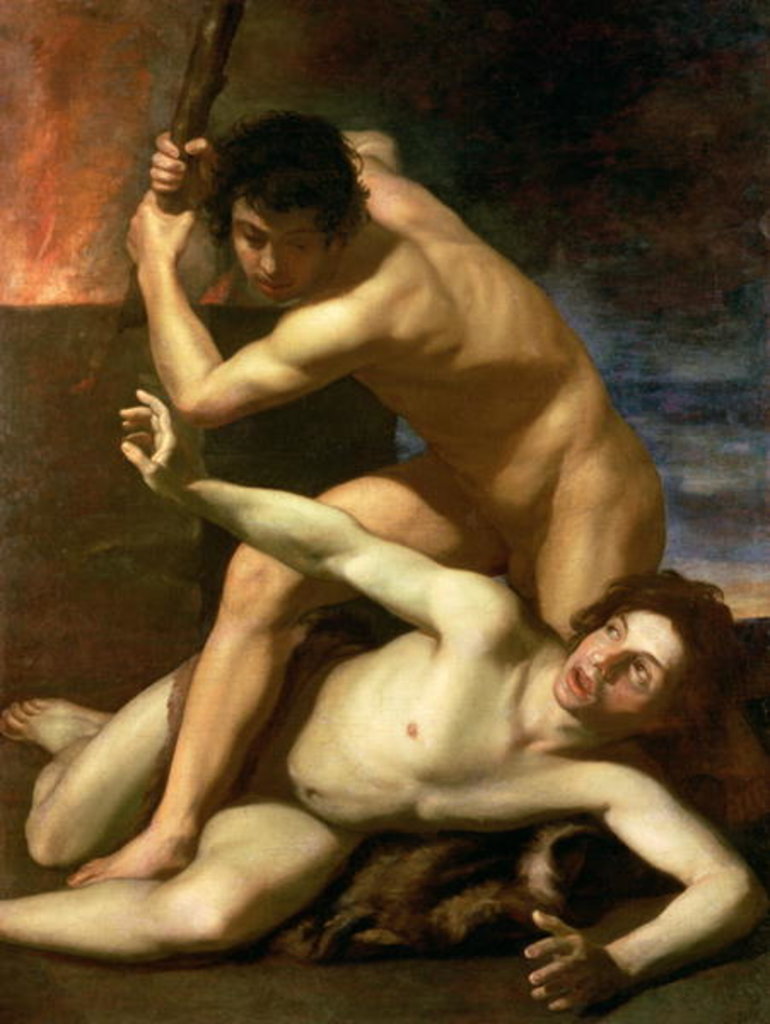 Detail of Cain murdering Abel, c.1610 by Bartolomeo Manfredi