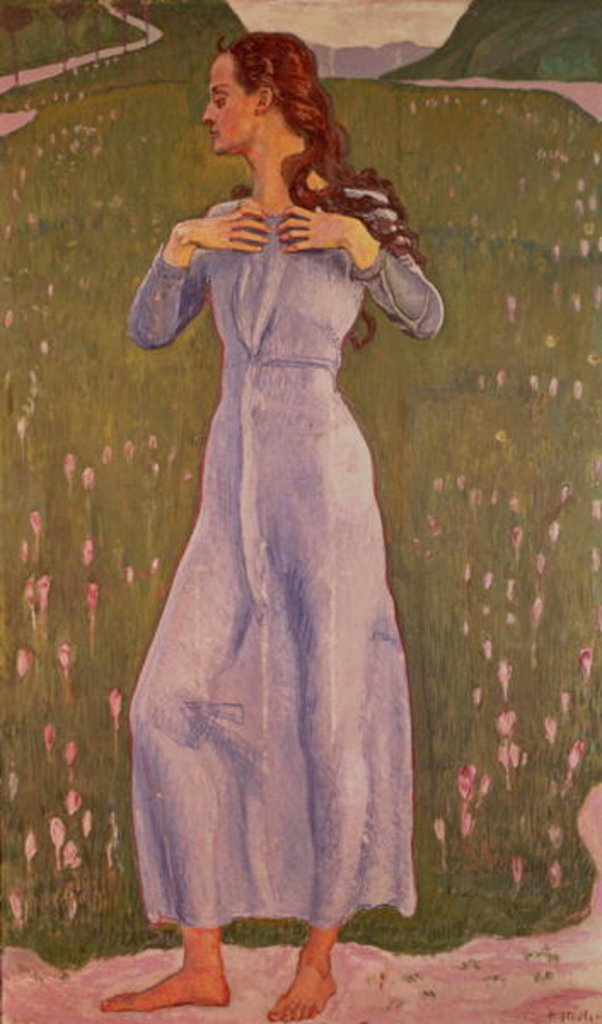 Detail of Emotion, 1900 by Ferdinand Hodler