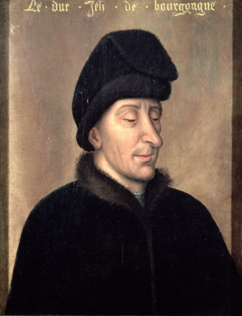 Detail of John the Fearless, Duke of Burgundy by School Netherlandish