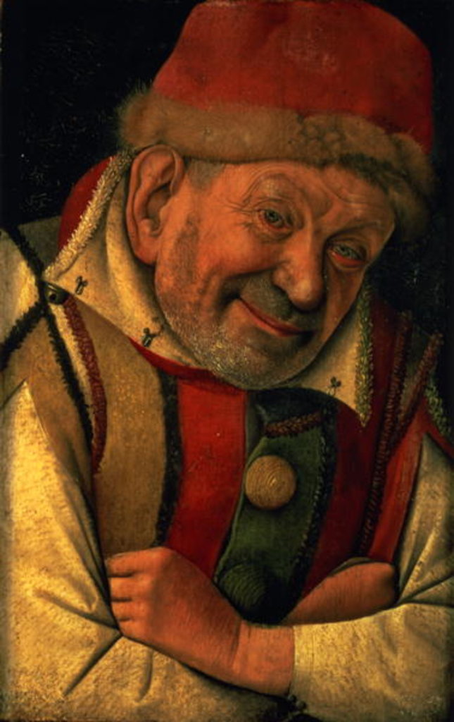 Detail of Gonella, the Ferrara court jester, c.1445 by Jean Fouquet