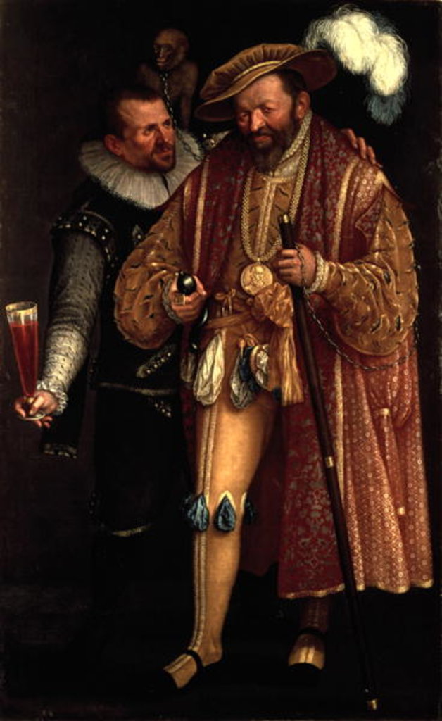 Detail of Two Fools, c.1600 by Netherlandish School