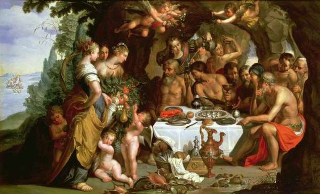 Detail of The Feast of Achelous, 1625-29 by Artus Wollfort