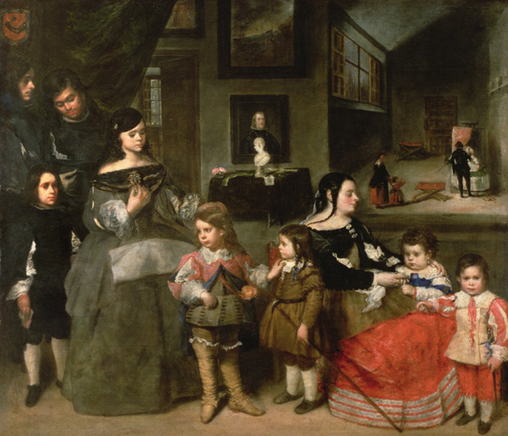 Detail of The Artist's Family by Juan Bautista Martinez del Mazo