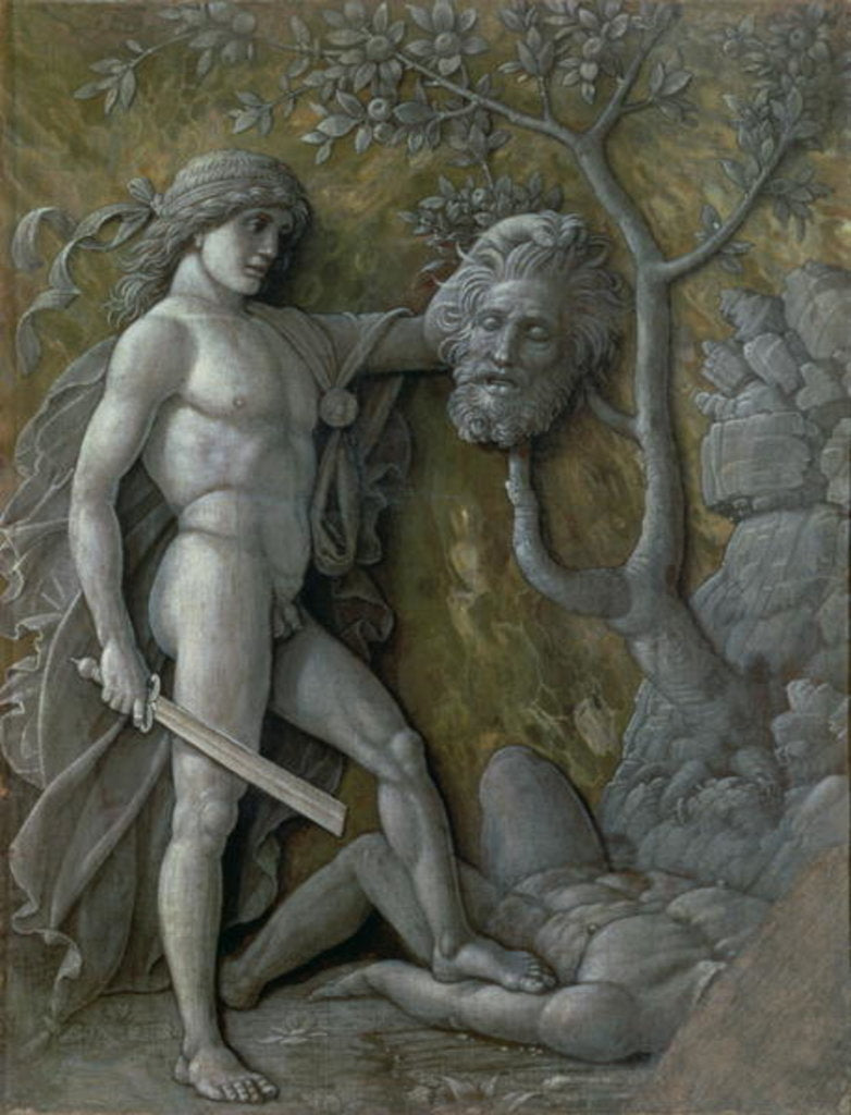 Detail of David with the head of Goliath, c.1490-95 by Andrea Mantegna