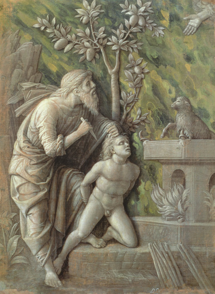 Detail of Abraham sacrificing Isaac, c.1490-95 by Andrea Mantegna