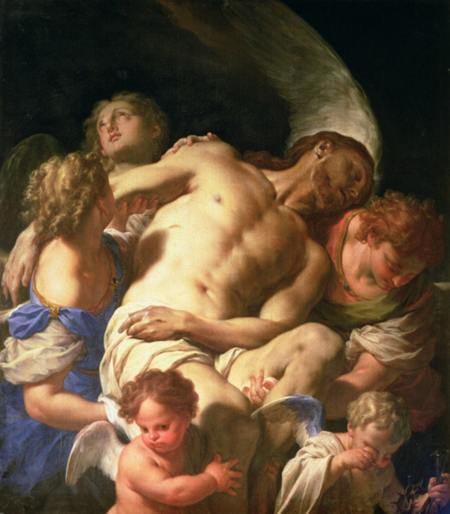 Detail of The Body of Christ Supported by Angels, c.1705-10 by Francesco Trevisani