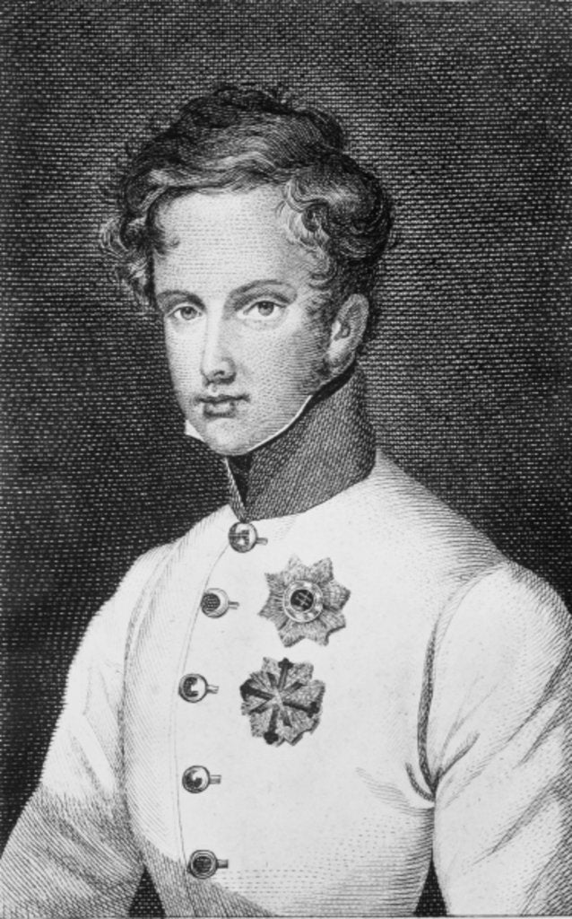 Detail of Napoleon II, Francois Charles Joseph Bonaparte son of Napoleon Bonaparte I later Duke of Reichstadt c.1811-14 by Austrian School