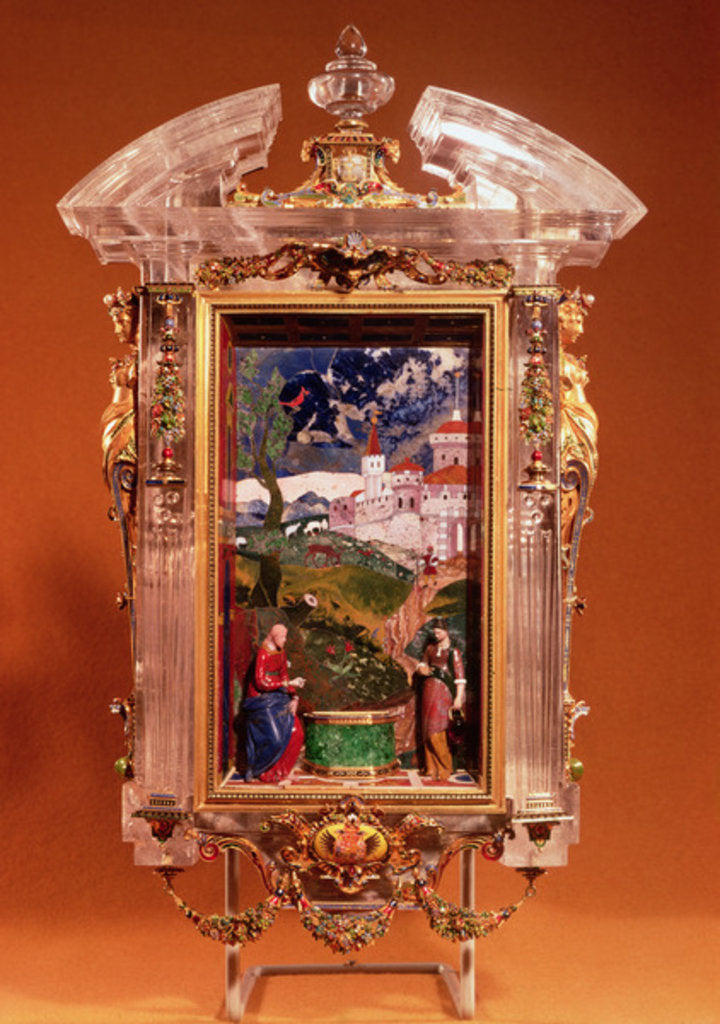 Detail of Christ and the Samaritan by Anonymous