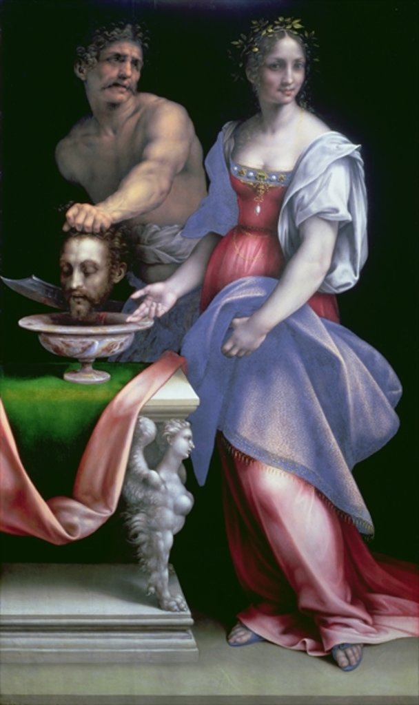 Detail of Salome with the head of St. John the Baptist, c.1512-16 by Cesare da Sesto