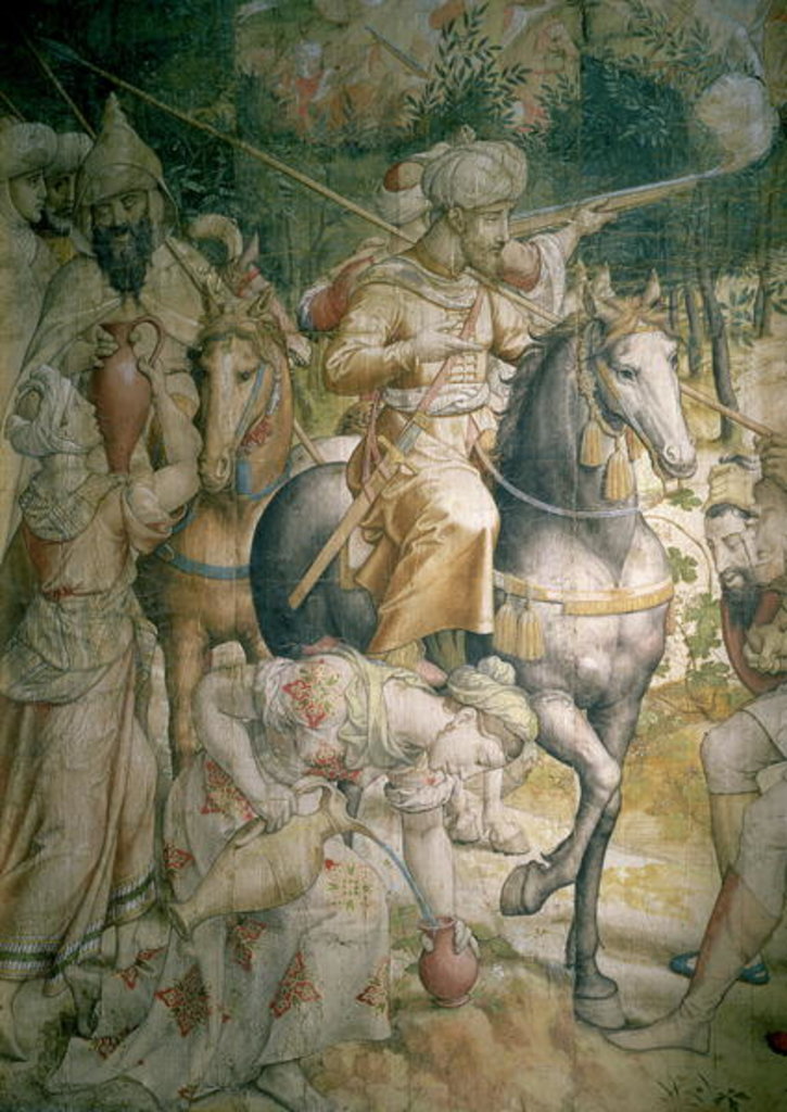 Detail of Campaign of Emperor Charles V against the Turks at Tunis in 1535: the defeat of the Turks at the battle of Goletta by Jan Cornelisz Vermeyen