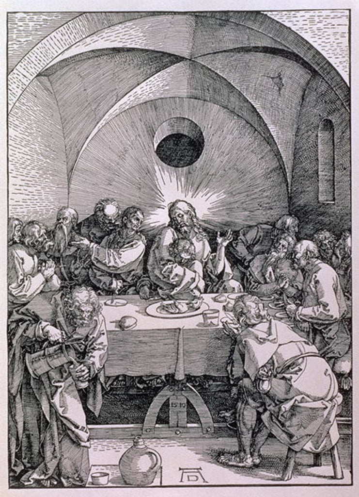 Detail of The Last Supper by Albrecht Dürer or Duerer