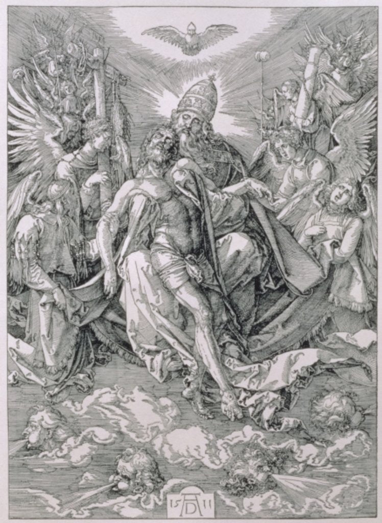 Detail of The Holy Trinity, pub. 1511 by Albrecht Dürer or Duerer