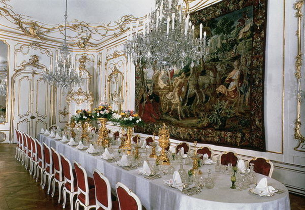 Detail of 01119 The State Banqueting Hall designed by Nikolaus Pacassi by Nikolaus Pacassi