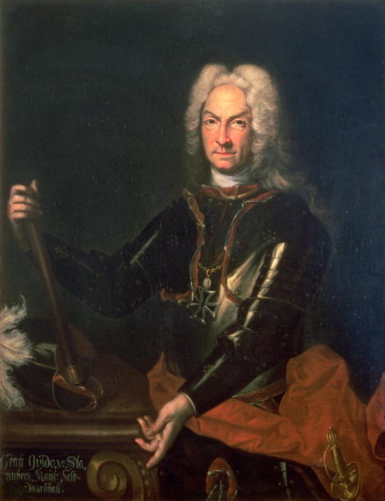 Detail of 01148 Field Marshall Count Guidobald von Starhemberg, Austrian military commander in Spain during the War of The Spanish Succession by Godfrey Kneller