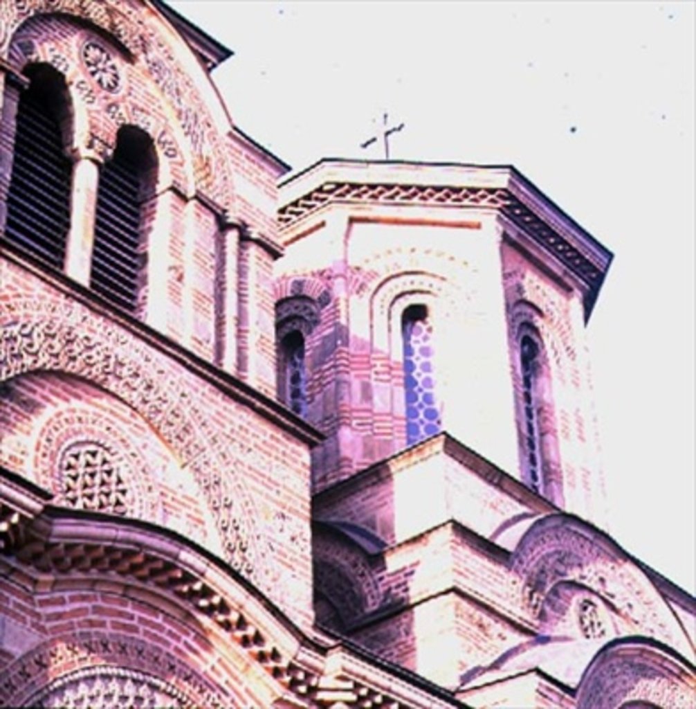 Detail of View of the South Facade, c.1374-77 by Anonymous