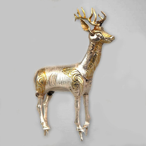 Detail of Stag, Arkhangai province, Khashaat temple, Caydam, Mongolia, c.730 by Mongolian School