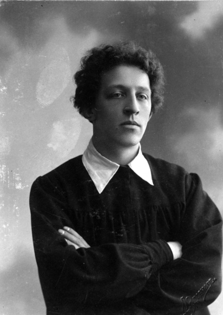 Detail of Portrait of the poet Alexander Blok by Russian Photographer